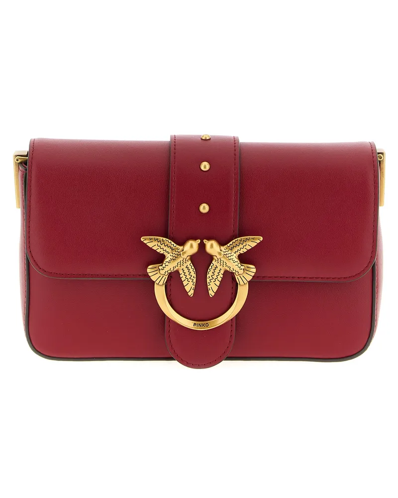 Pinko Mini Love Slouchy' Kleine Umhängetasche Red