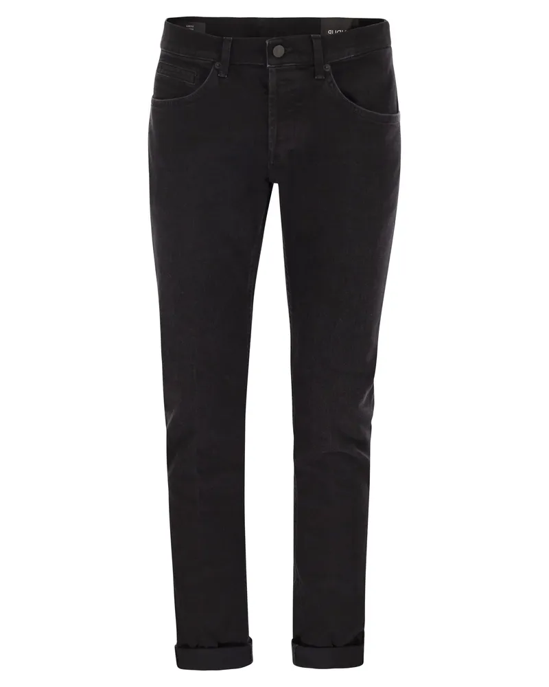 Dondup GEORGE Fünf Taschenjeans Black