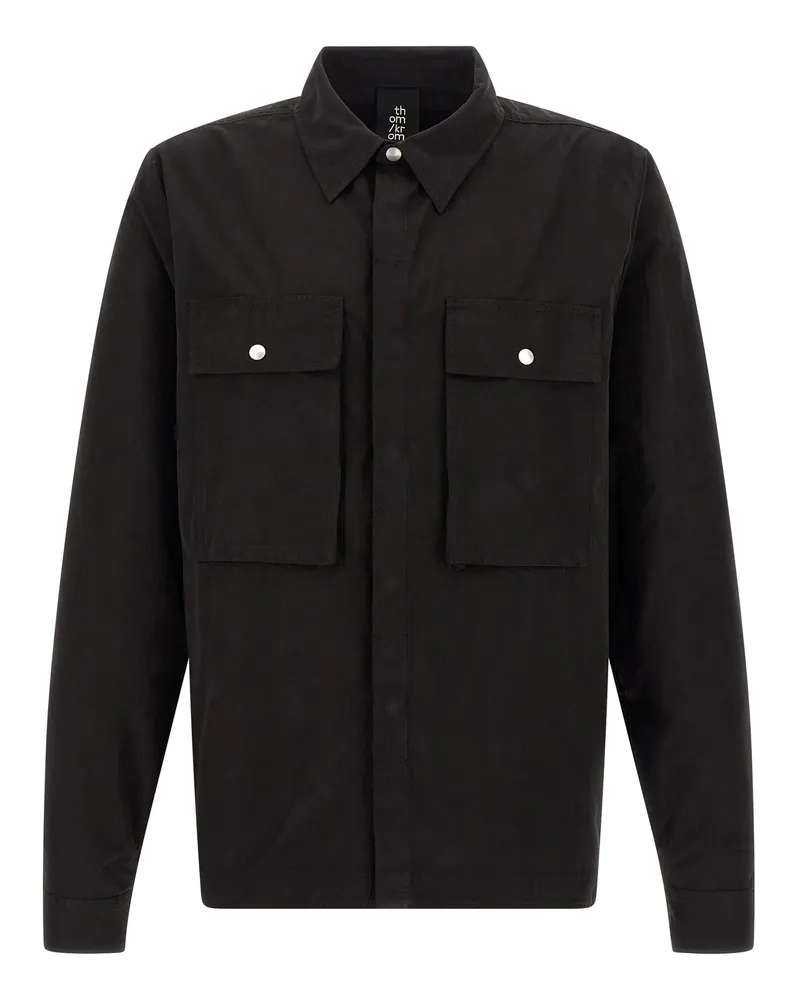 THOM KROM Peach Handhemd Black