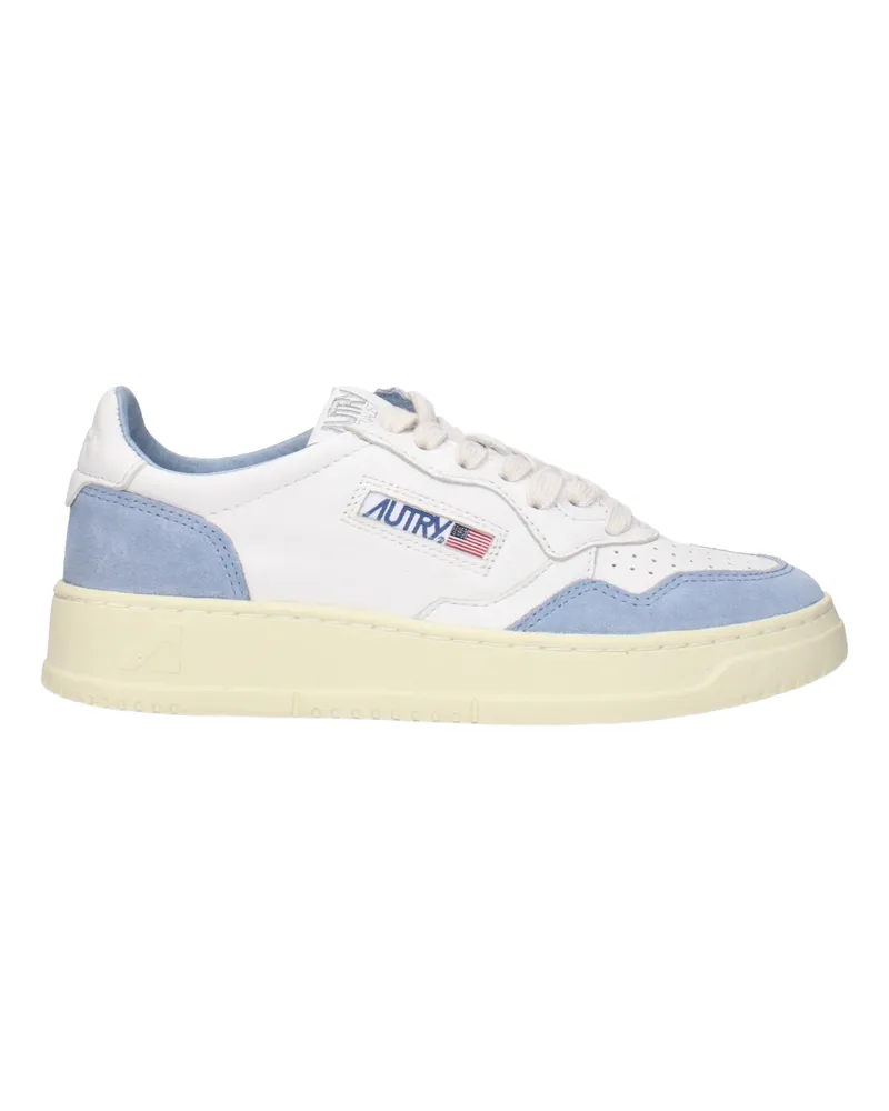 AUTRY Turnschuhe Frauen weiße Leder/Zuckerpapier -