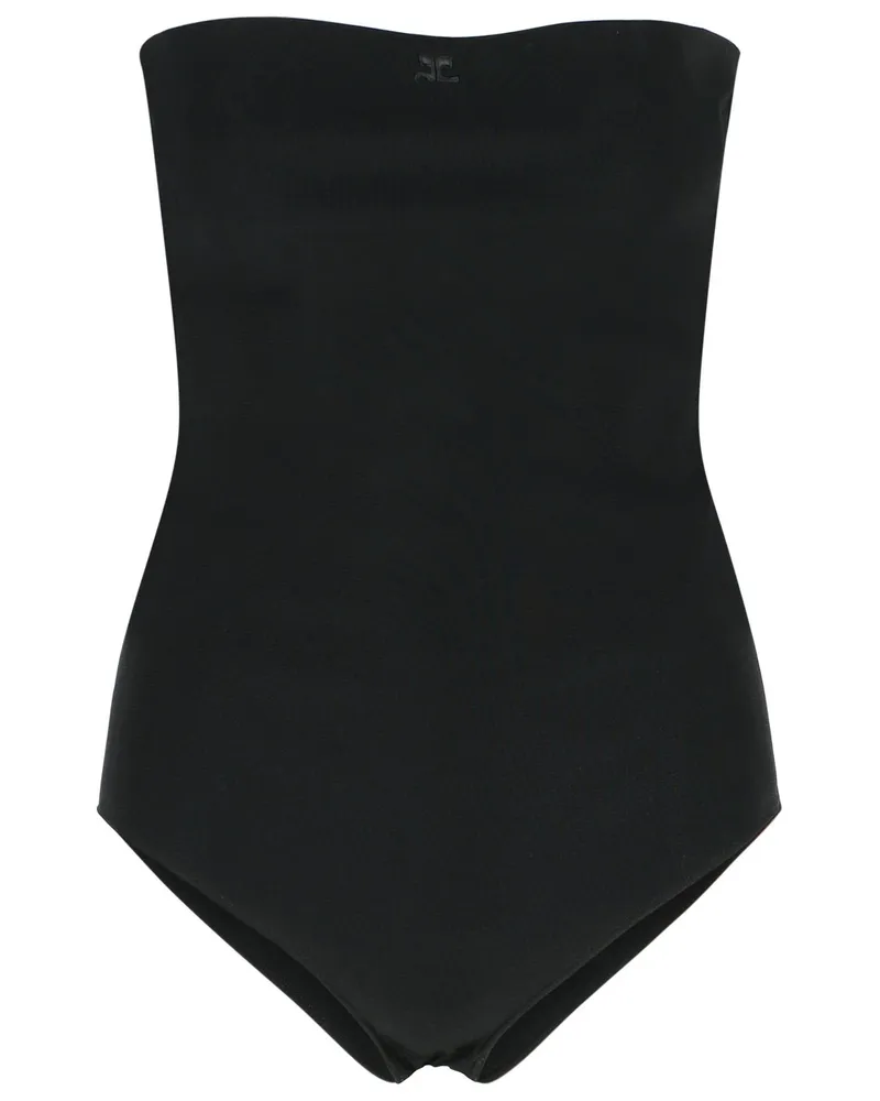 Courrèges Courreves Black Viscose Mischbodyuit Black