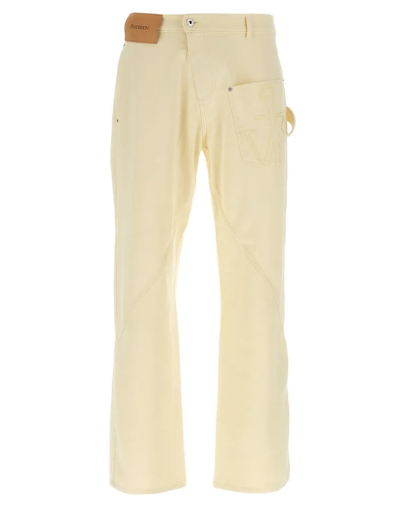 J.W.Anderson J.W.VERSON 'Twisted Workwear' Hosen Yellow