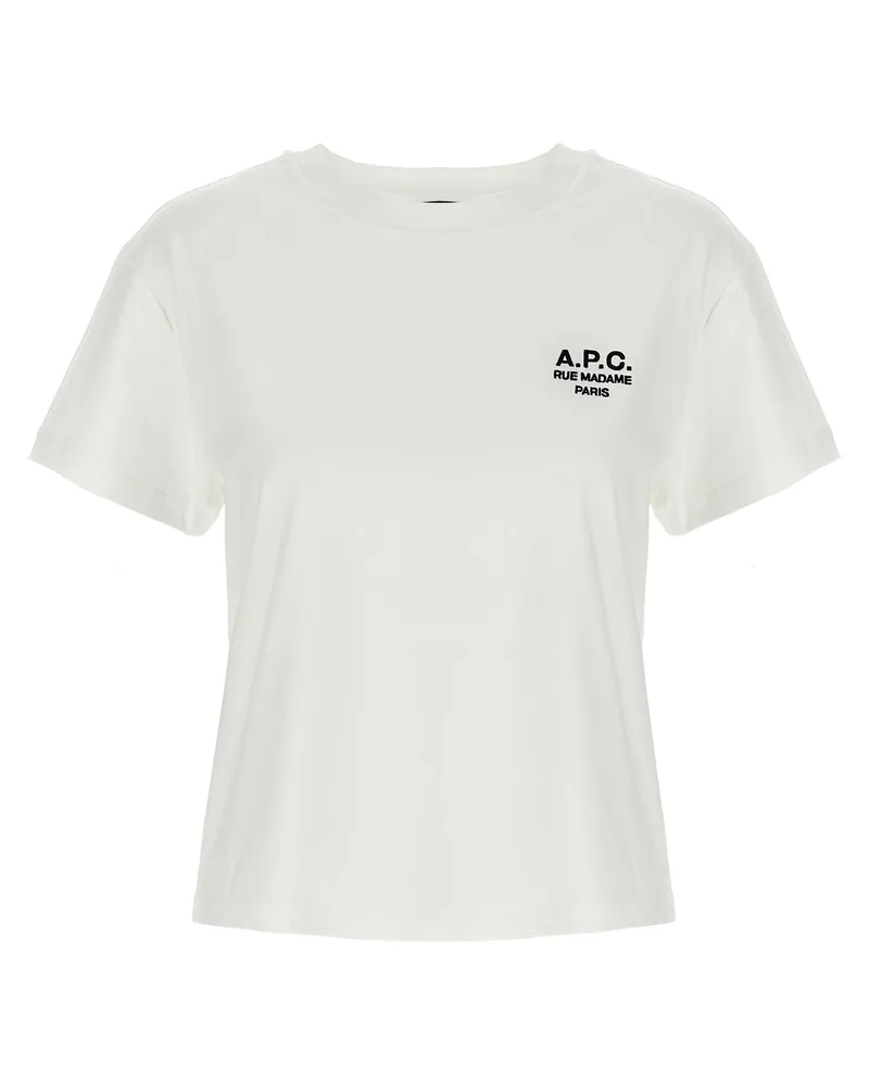 A.P.C. Boxy Rue Madame' T -Shirt White