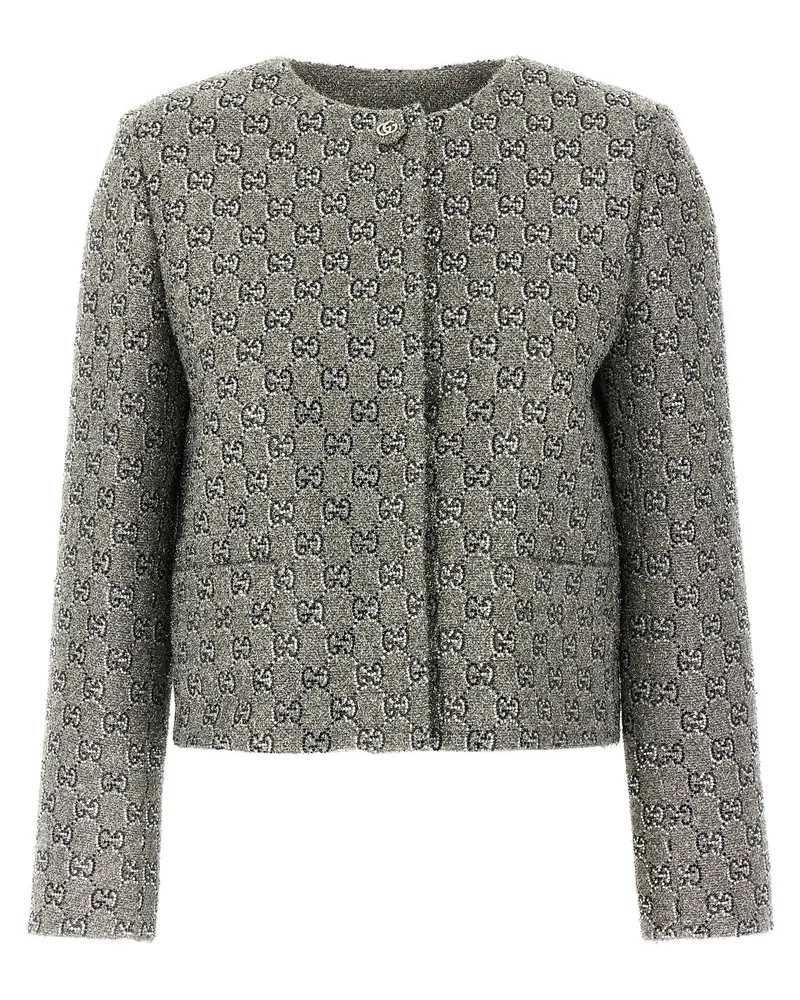 Gucci Gg Jacke Gray