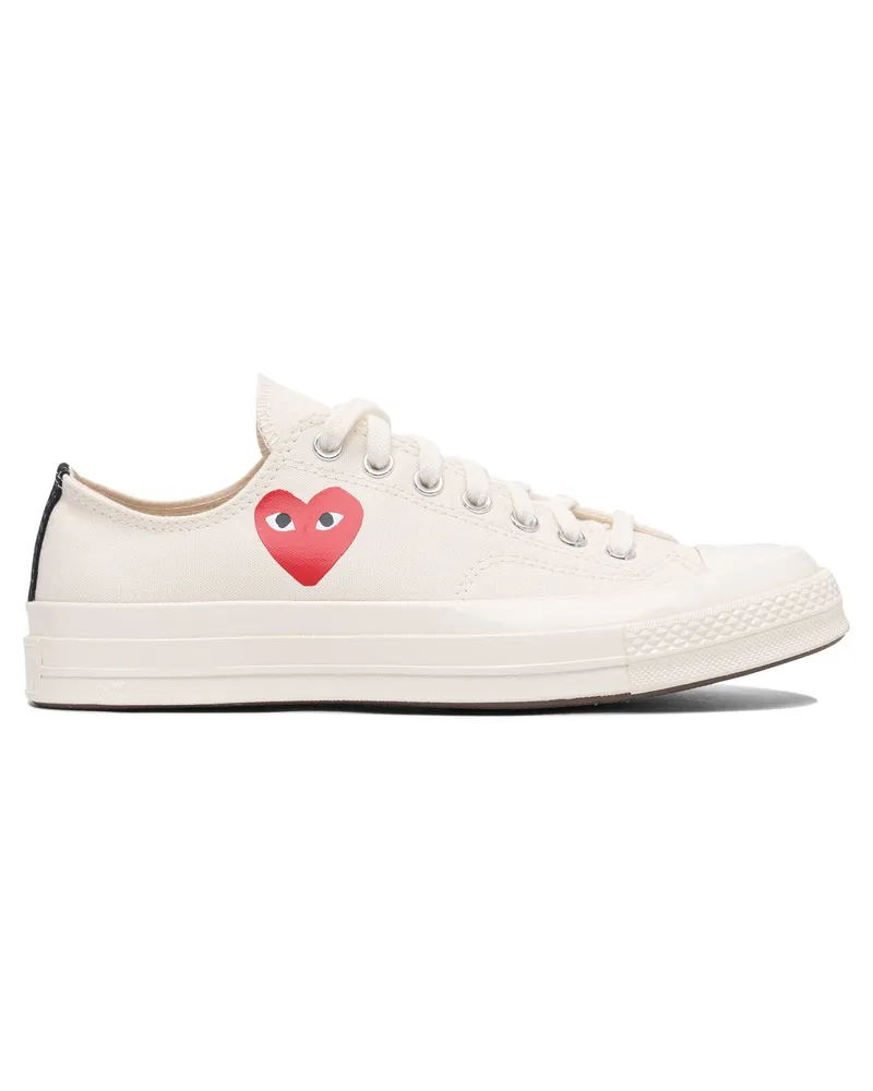 Comme des Garçons Comme des Garçons spielen Sneakers und schlüpfen White