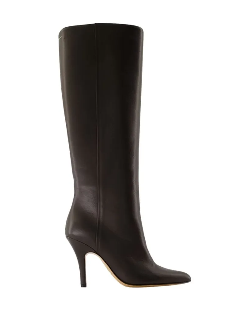 Maison Margiela Stiefel  Lederbraun Brown