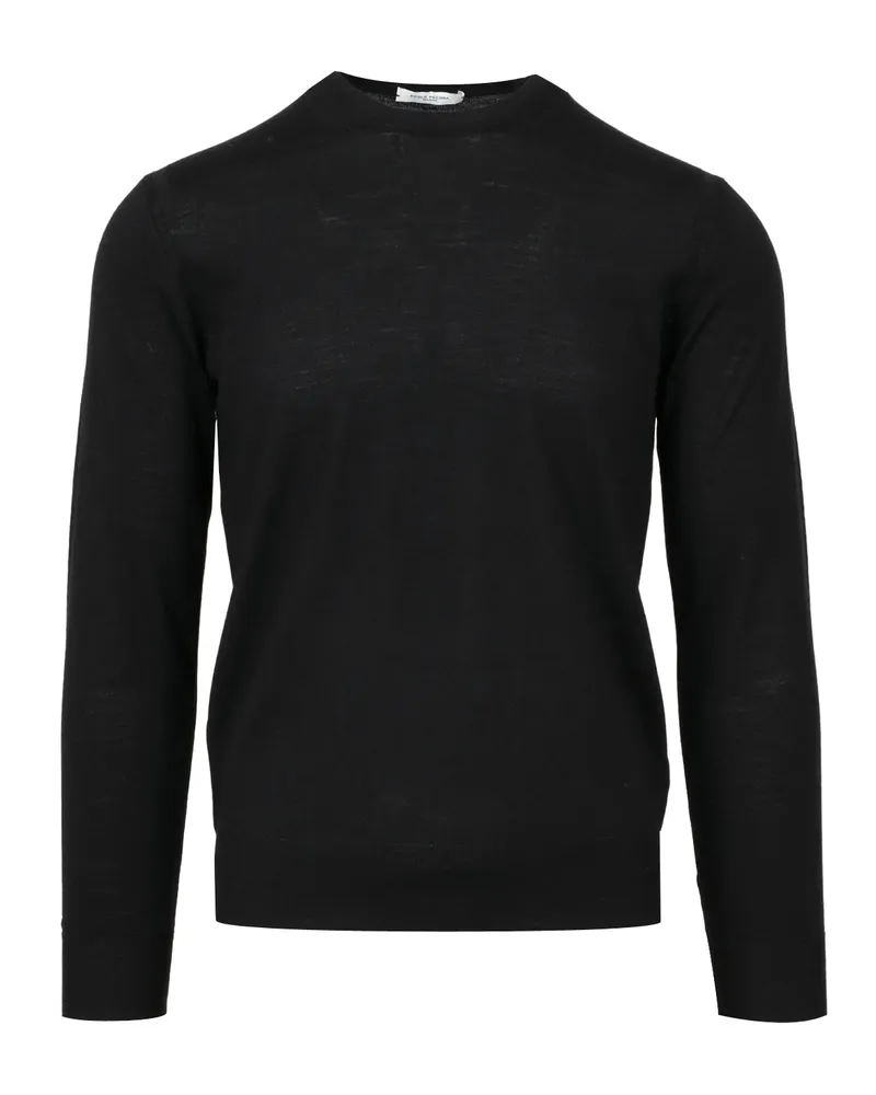 Paolo Pecora Milano Pullover schwarz Black