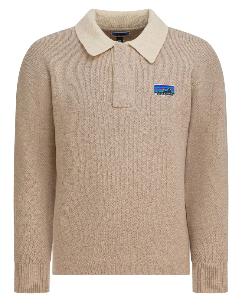 Patagonia Pullover „Regby aus recycelter Wollmischung Beige