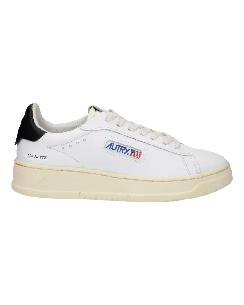 AUTRY Sneakers Dallas Damens Weißes/schwarzes Leder -