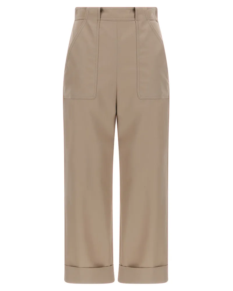 Max Mara Palio' Hosen Beige