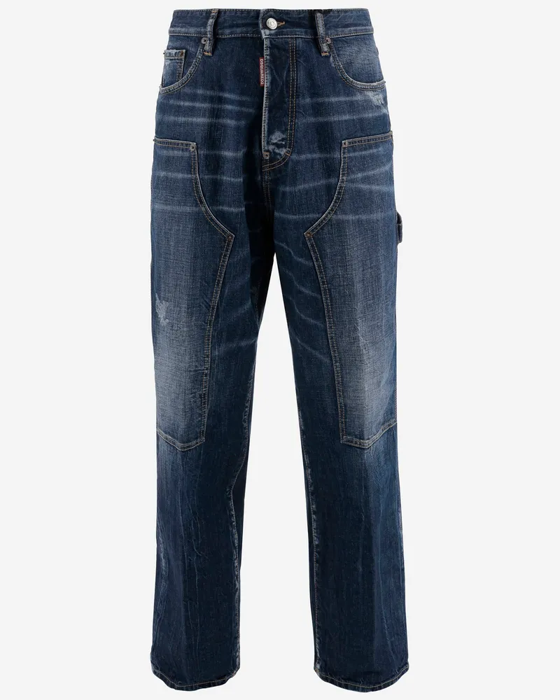 Dsquared2 Cotton Denim Jeans Denim