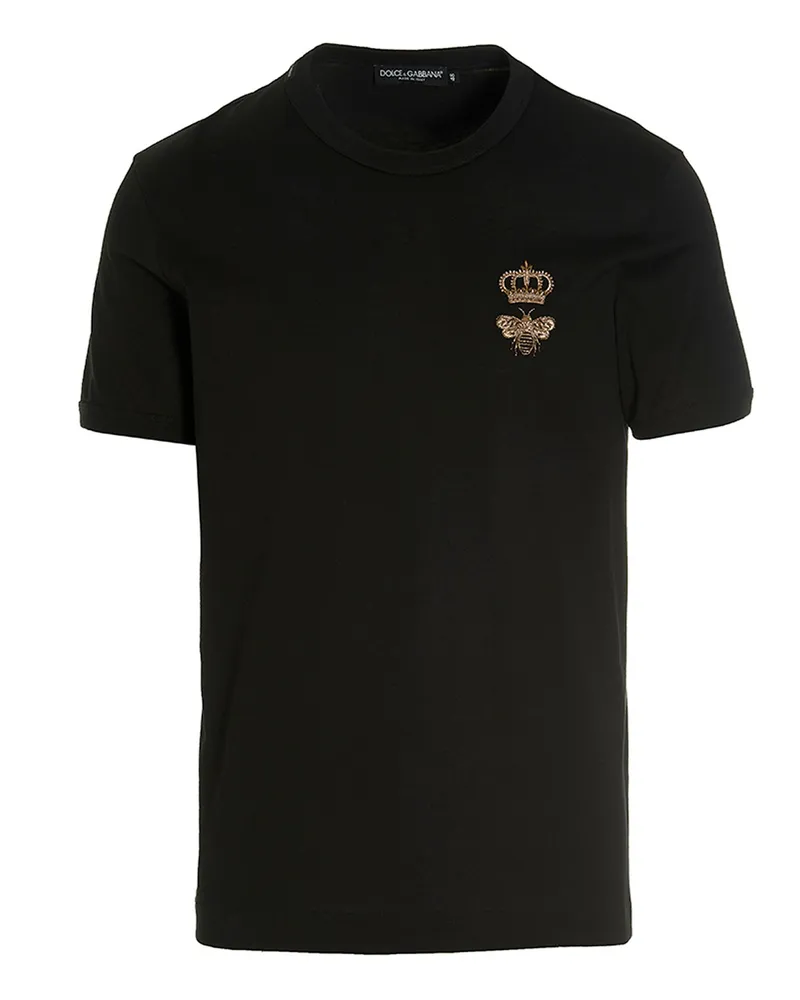Dolce & Gabbana T -Shirt 'schwarzer Sizilien Black