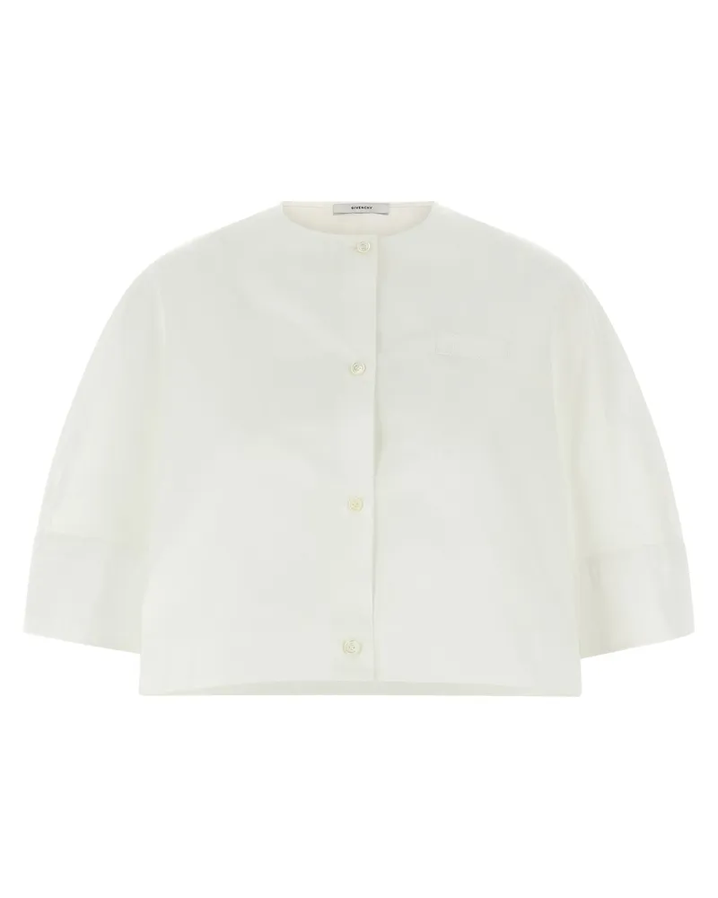 Givenchy Cropped Hemd White