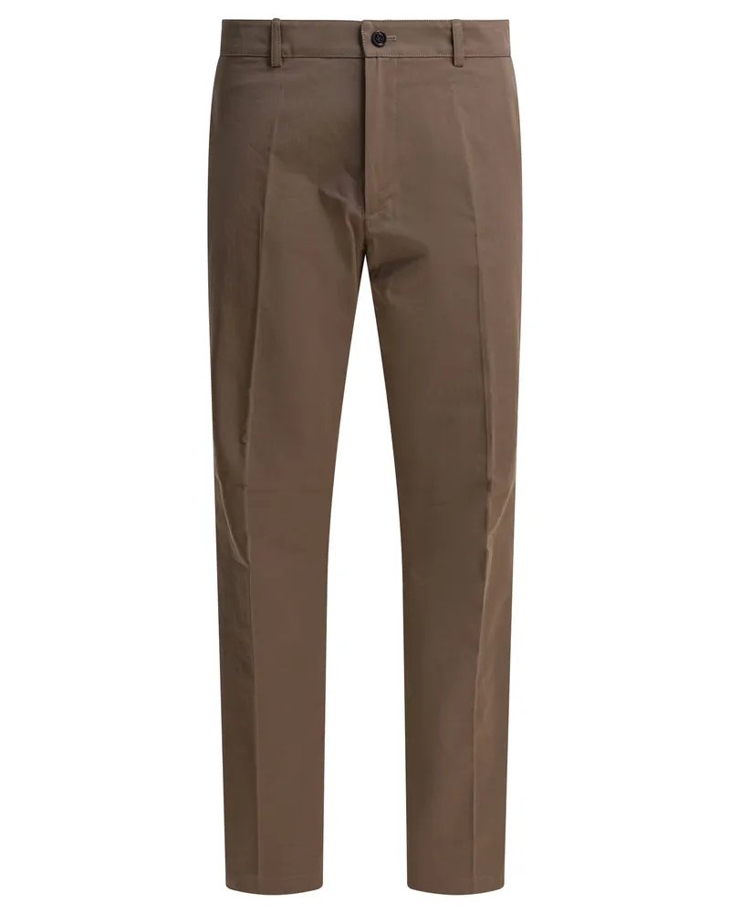 Burberry Baumwoll-Chinohose Brown