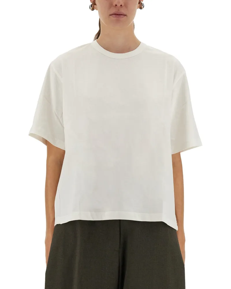 Studio Nicholson Baumwoll -T -Shirt White