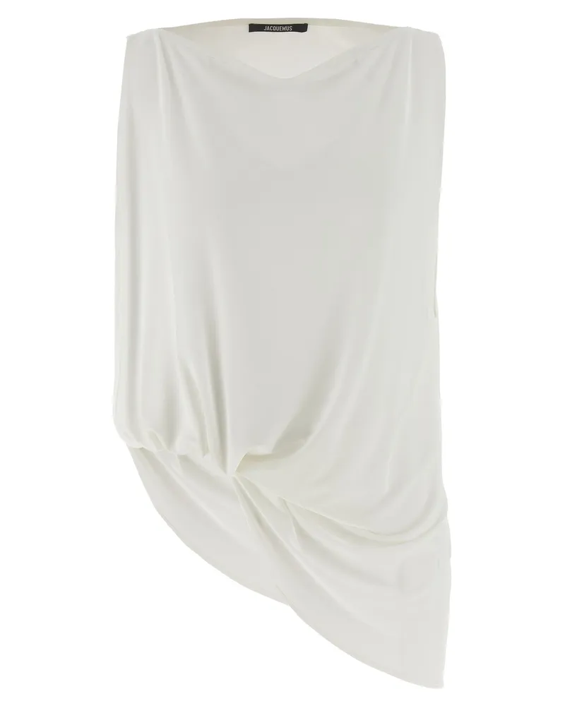 Jacquemus Le Haut Peplo' Top White