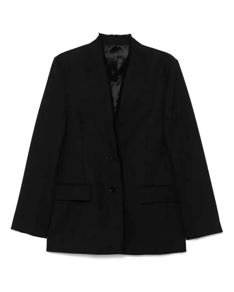 Totême Peak Revers Blazer Black