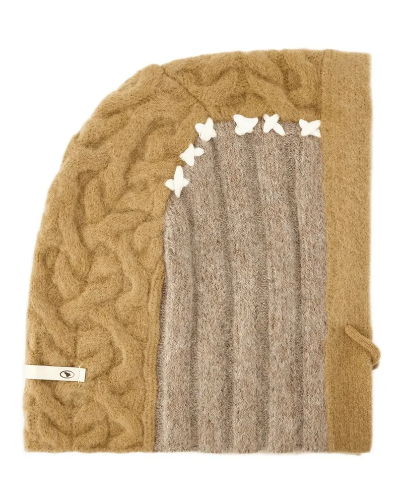 Adererror Balaclava -Ader Fehler Nylon Brown Braun