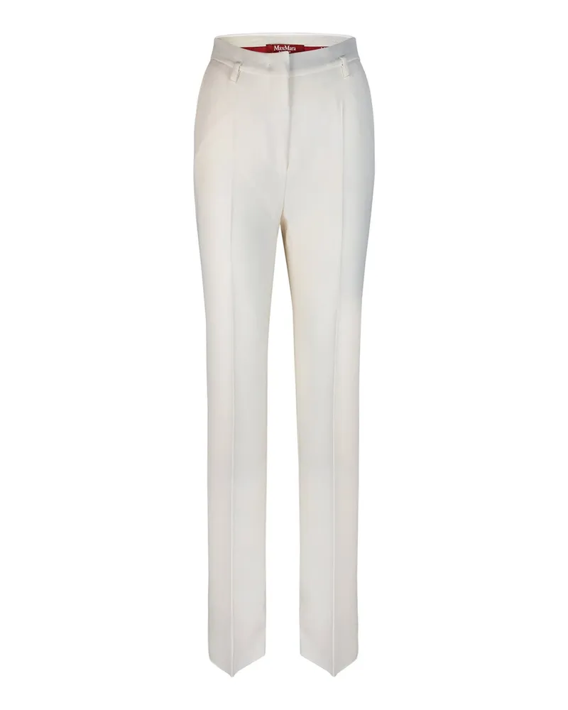 Max Mara Pantalone Alabama Bianco Bianco
