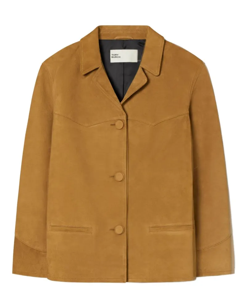 Tory Burch Suede Blazerjacke Leather