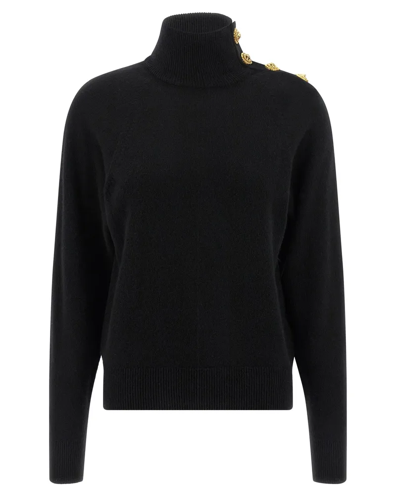 Balmain Cashmere Wollpullover Black