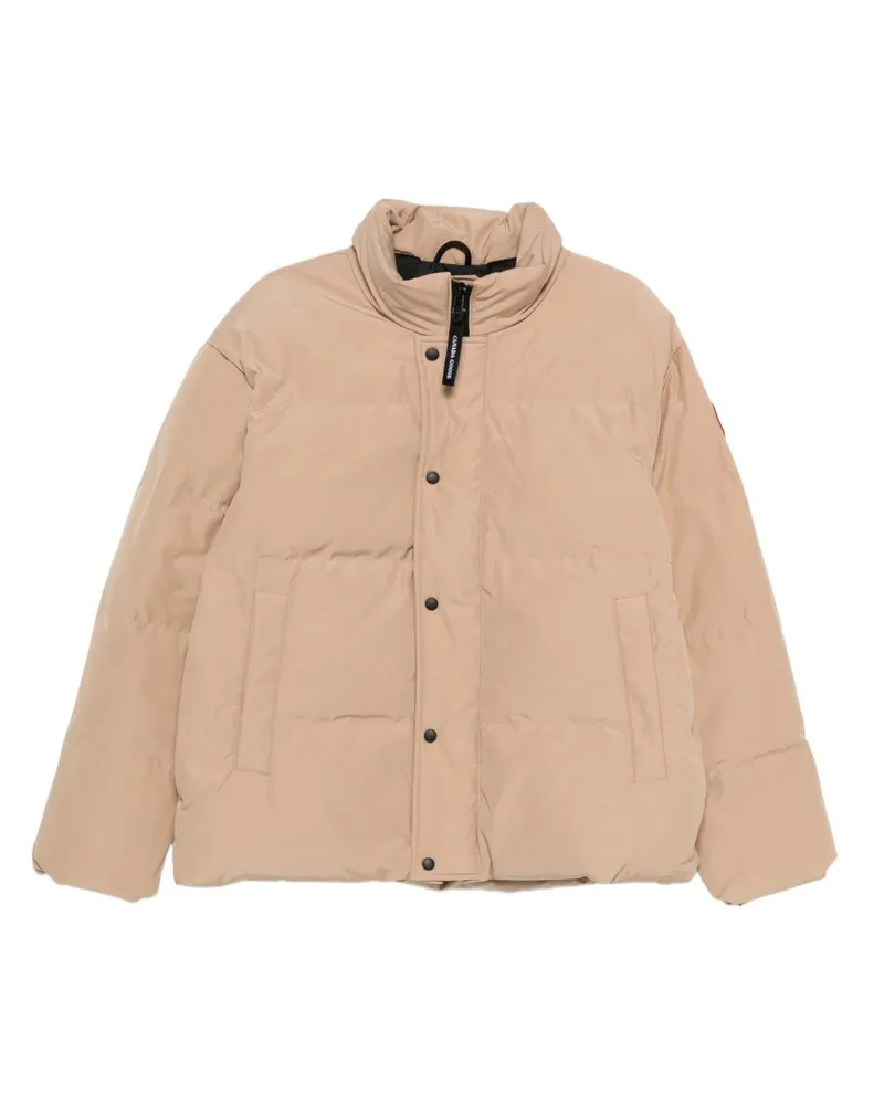 Canada Goose Bayview Short Down Jacke Beige