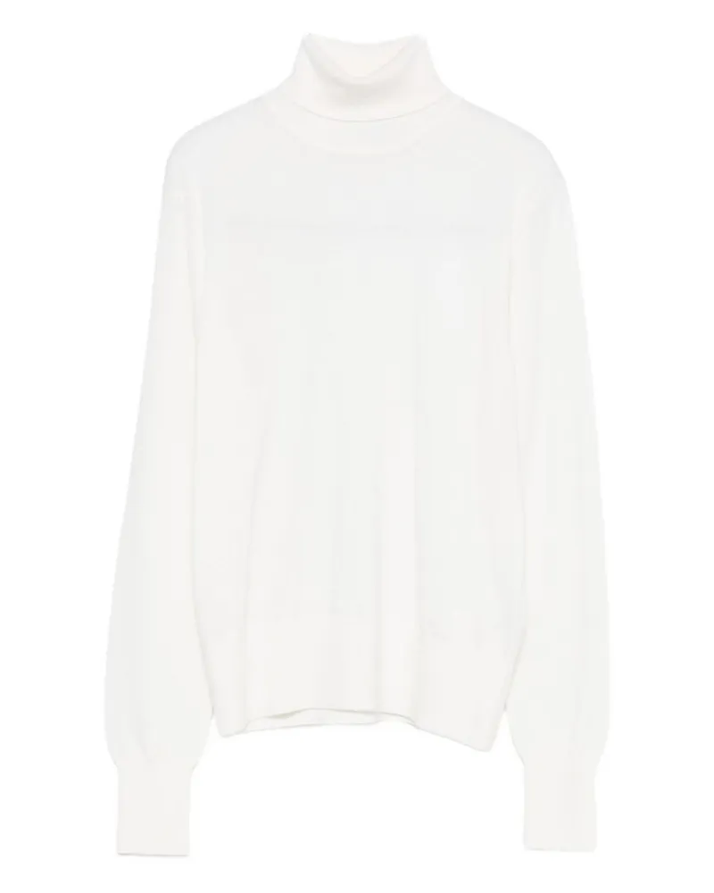 forte_forte Rollkragenpullover aus Wolle von White