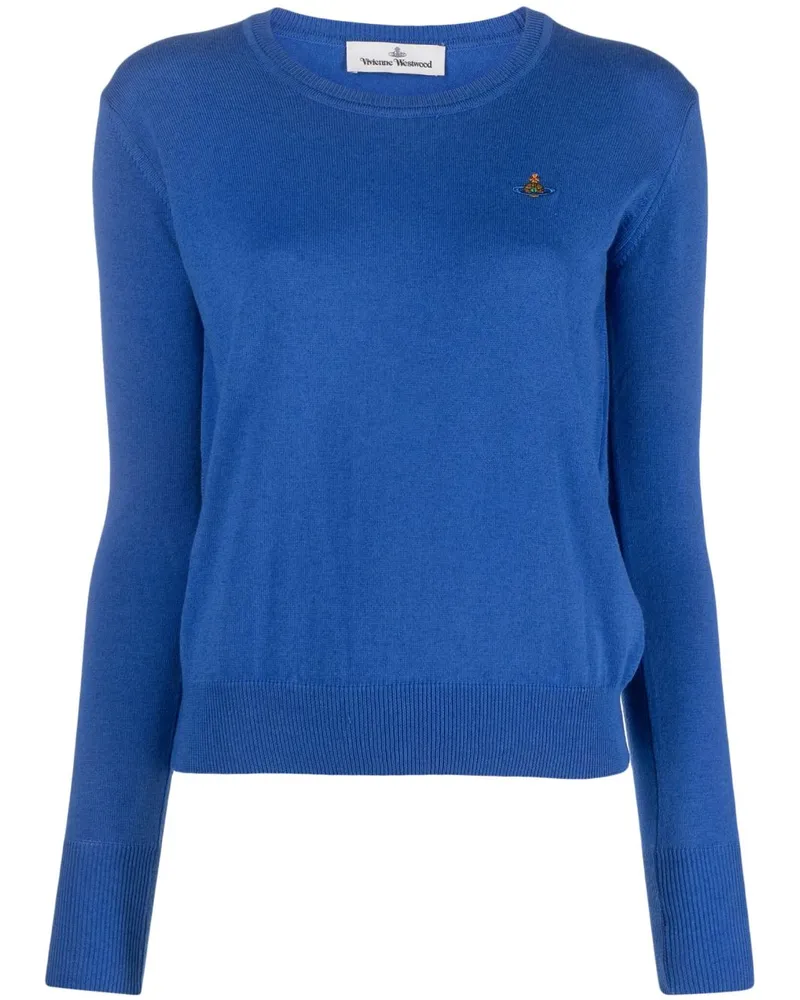 Vivienne Westwood Orb Logo -Pullover Blue