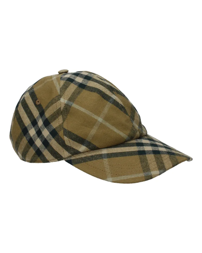 Burberry Herrens Cotton Green Caps -