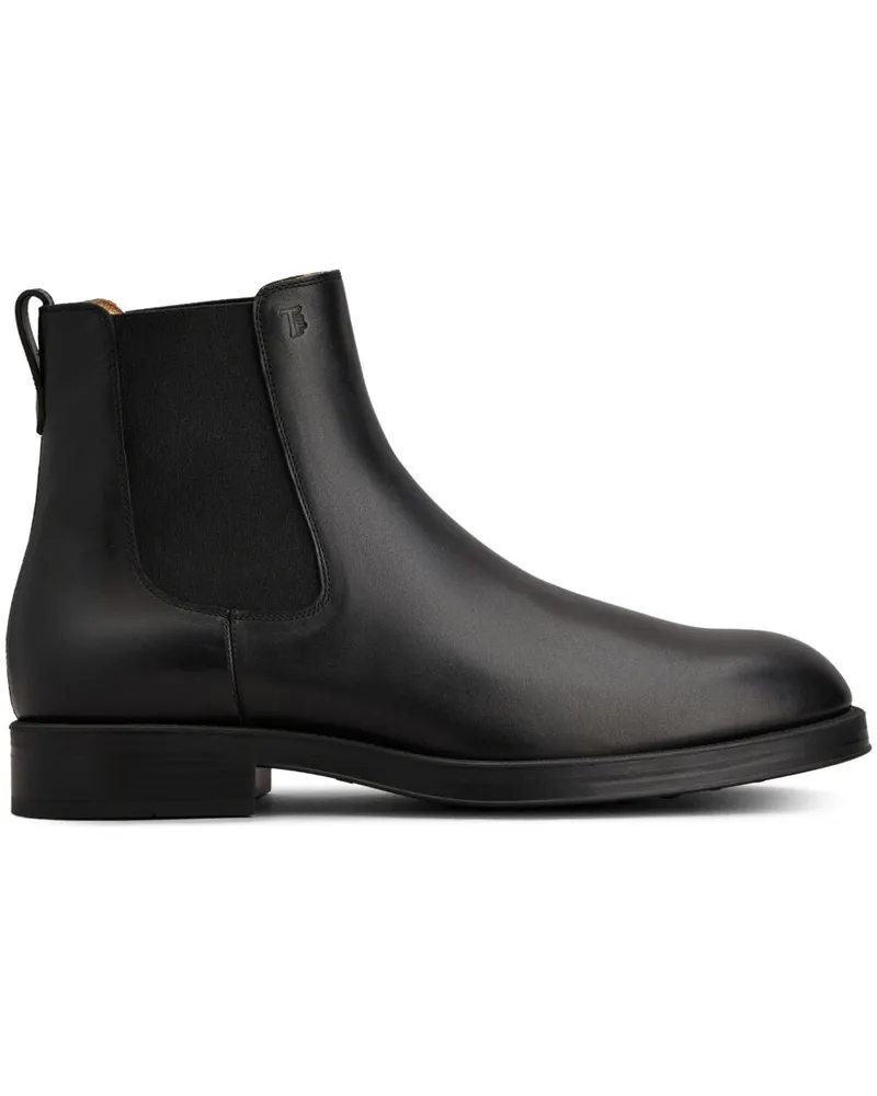 TOD'S Tod 's Leder -Knöchelstiefel Black