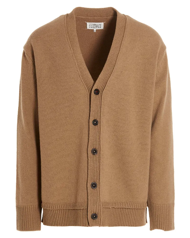 Maison Margiela Woll-Cardigan Beige