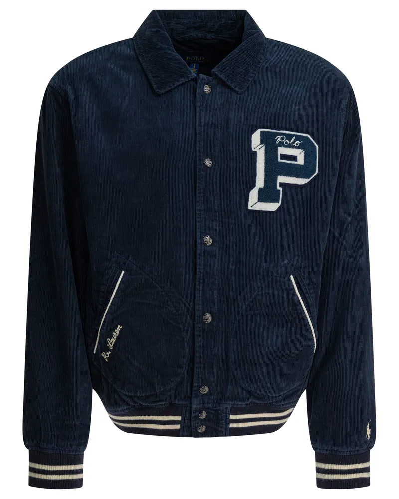 Ralph Lauren Bomberjacke von  in Cotone E Lana Blue