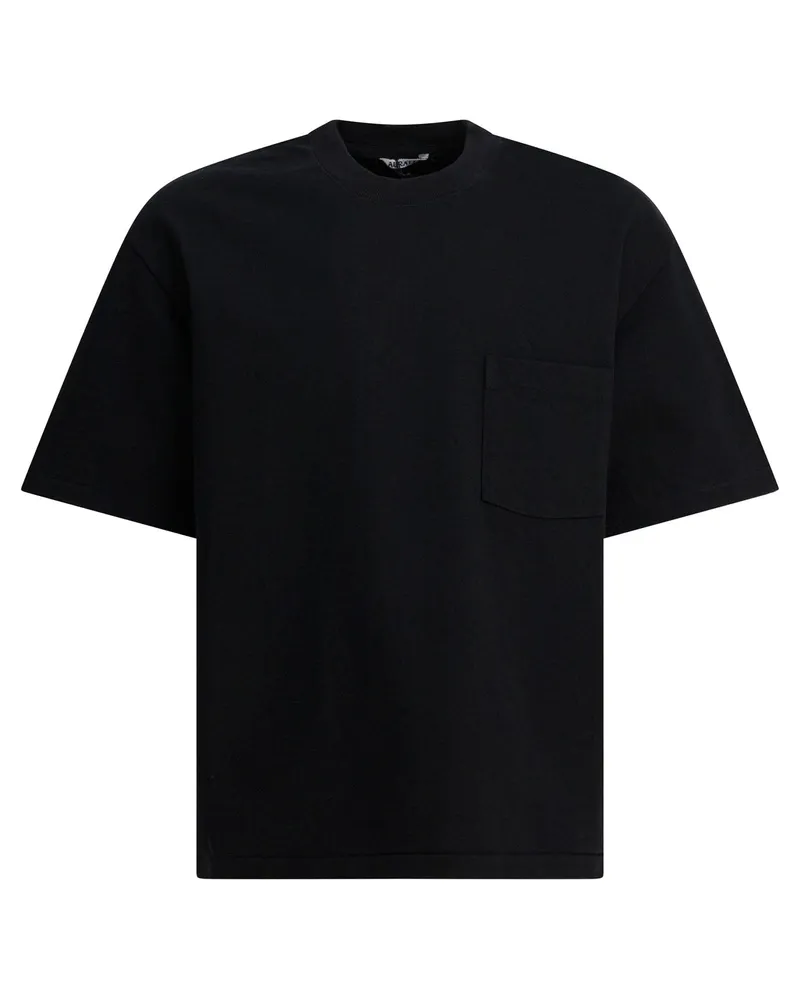 AURALEE Baumwoll-T-Shirt Black