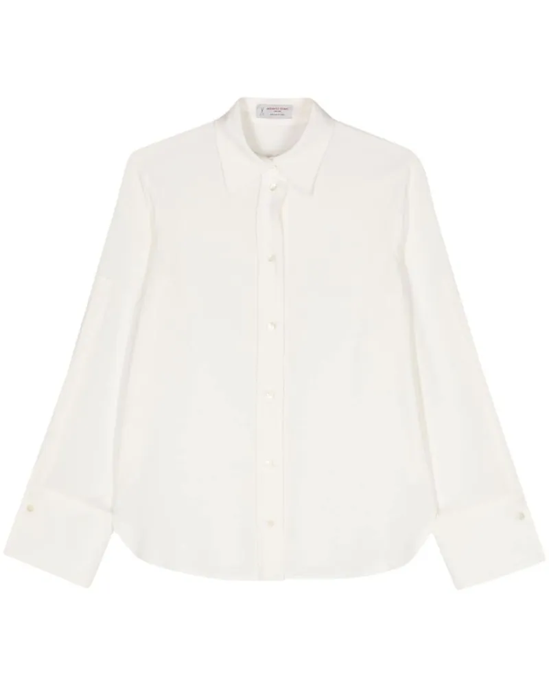 Alberto Biani Slim Fit Cady Shirt White