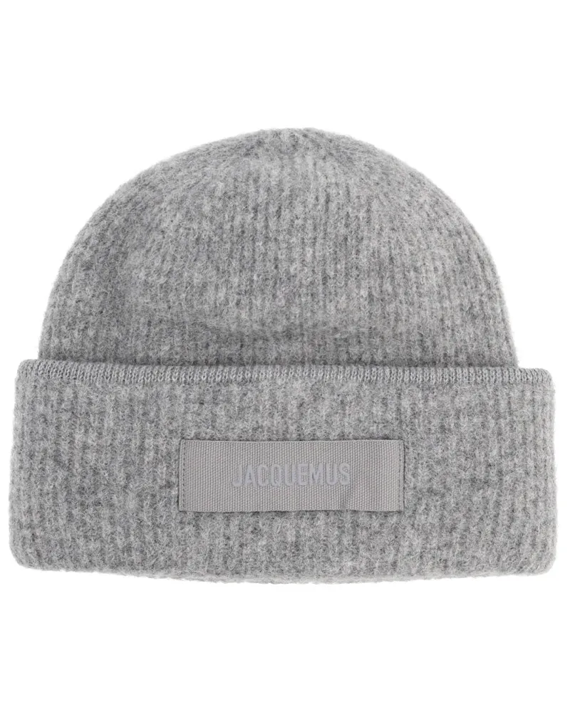 Jacquemus die Kappe in Grossgrain Grey