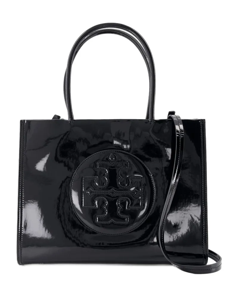 Tory Burch Ella Bio Small Shopper Bag  Nylon Schwarz Schwarz