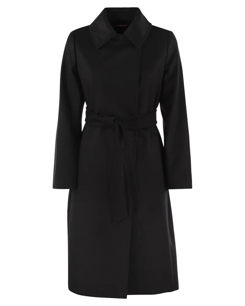 Max Mara Max Mara Studio Bcollag Wollmantel Black