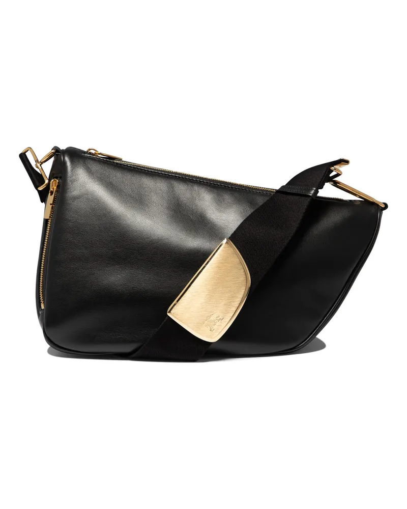 Burberry Shield Messenger“ Umhängetasche Black