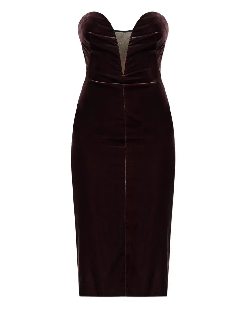 Tom Ford Midi Kleid mit Schatzausschnitt Er705