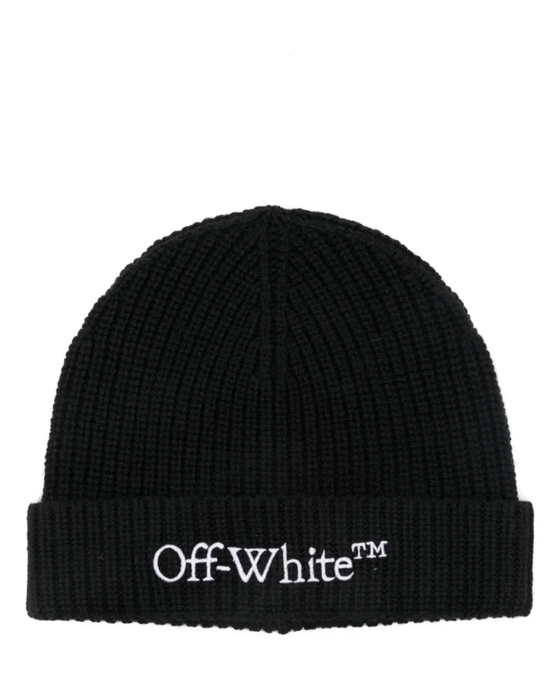 OFF-WHITE Bookish Woll Beanie Black