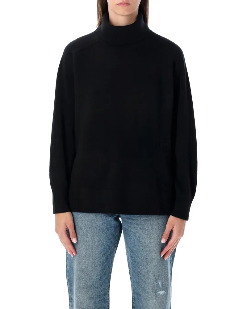 American Vintage Amerikanische Vintage -Pullover schwarz Black