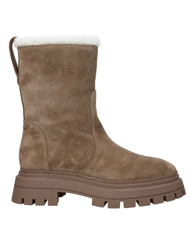 Stuart Weitzman Bedford Damens Wildlederstiefel Beige/Khaki -