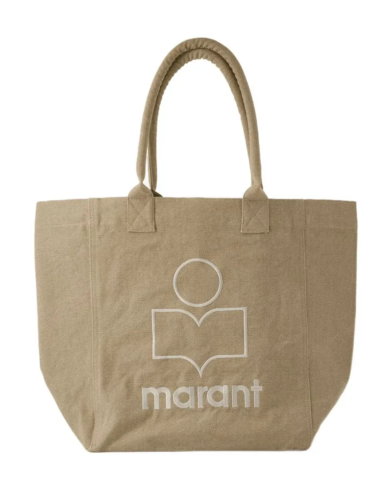 Isabel Marant Yenky GZ Tote Bag  Cotton Beige Beige