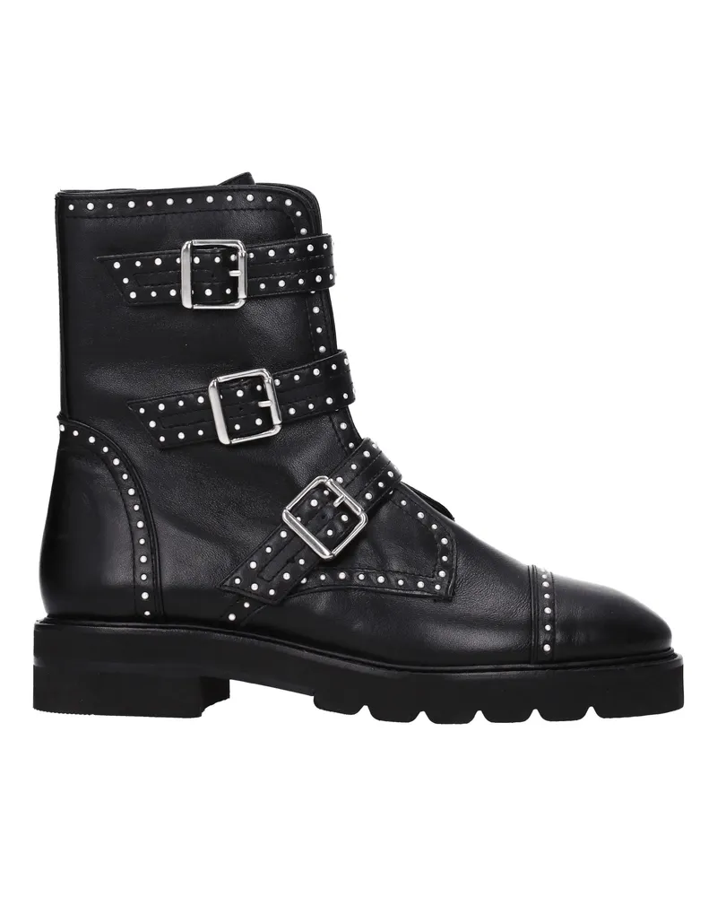Stuart Weitzman Frauen 's Lederstiefel Jesse Black -