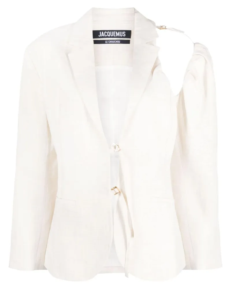 Jacquemus la Veste Galliga Blazerjacke White