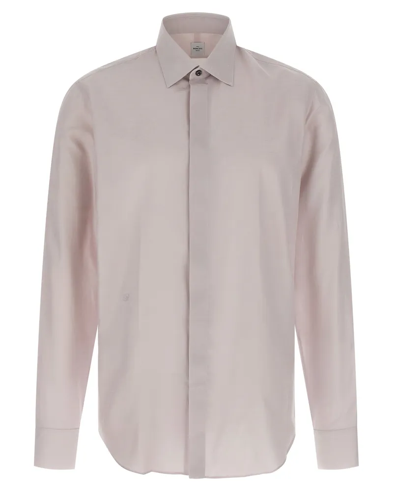 Berluti Hemd „Andy Scritto Gray