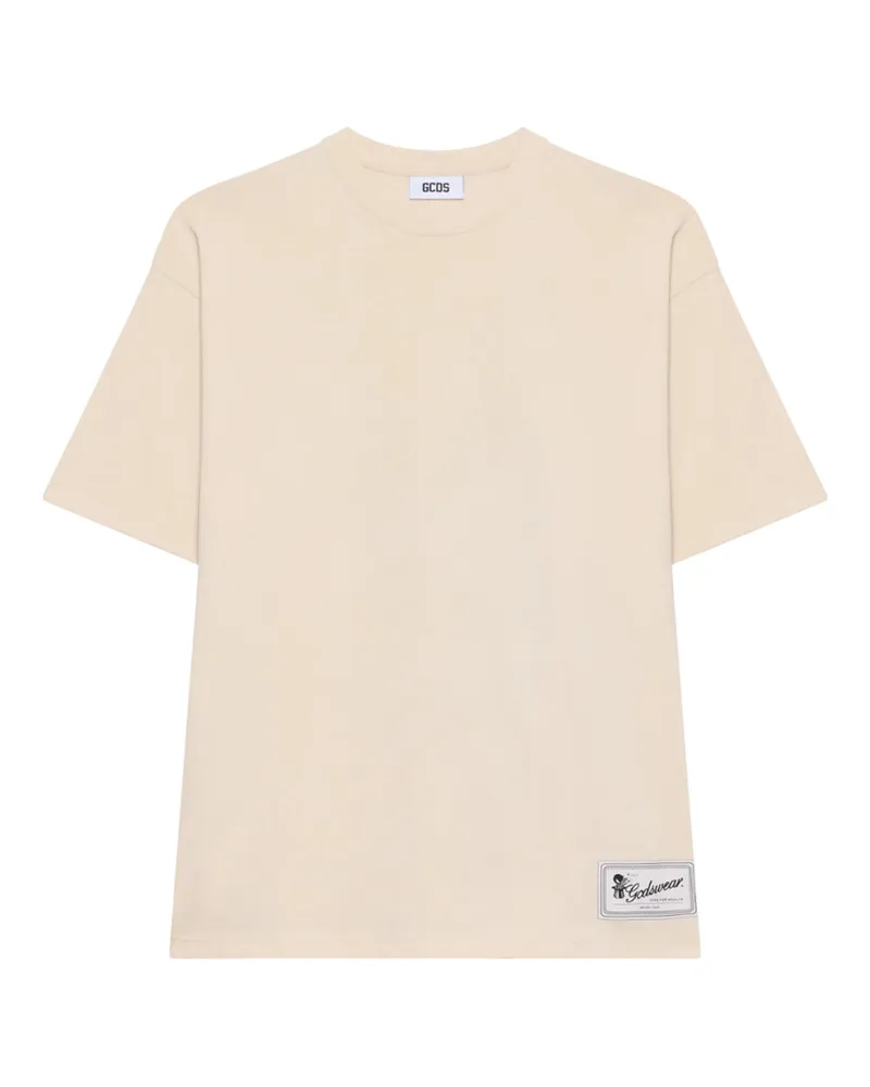 GCDS Magic Print T -Shirt Bone