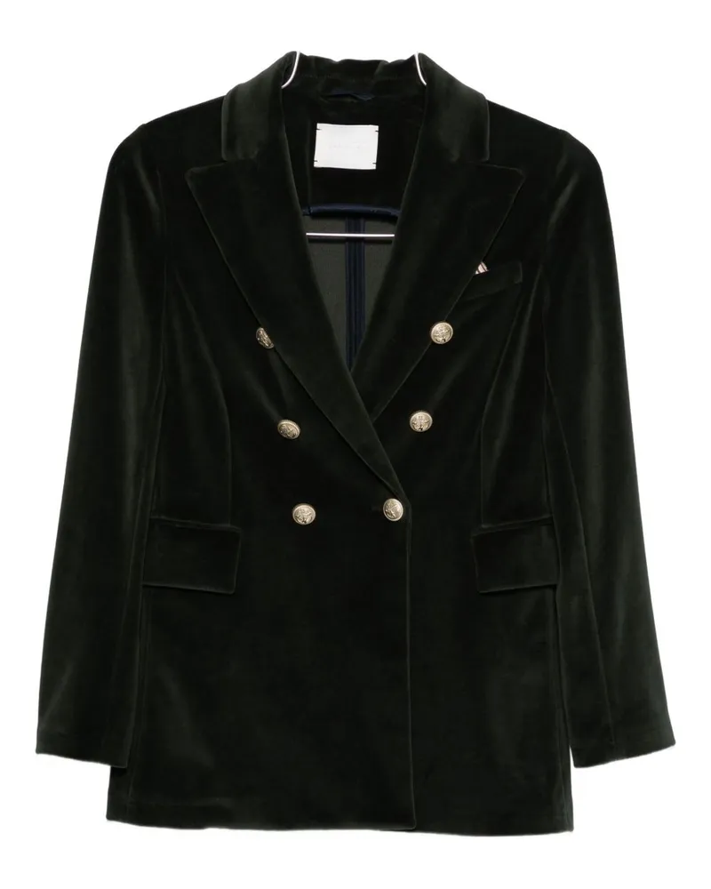 CIRCOLO 1901 Cotton Double Breasted Jacke Green