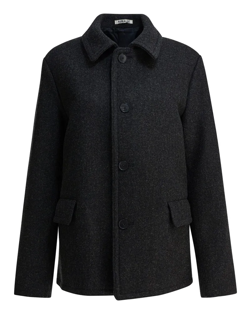 AURALEE Wollmantel Grey