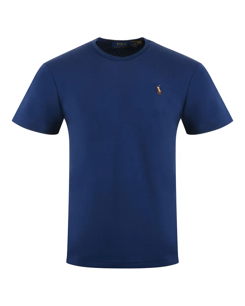Ralph Lauren Baumwoll -T -Shirt Blue